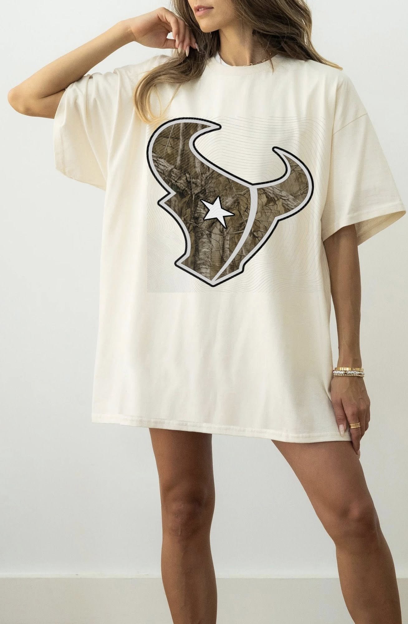 Texas Bull Camo Tee