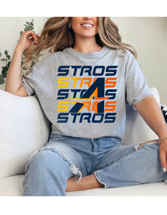 Space City Stack Star Tee