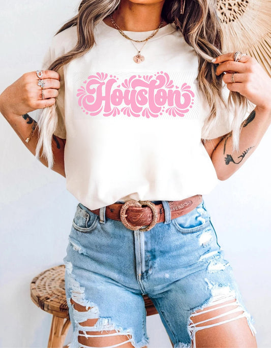 Floral Script Pink II