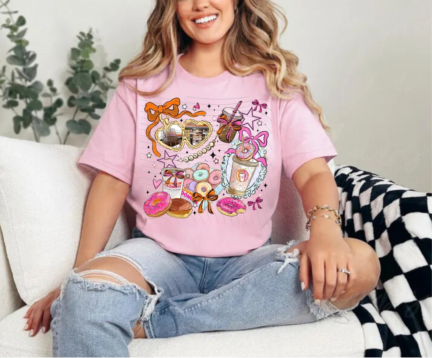 Starbucks Donuts Pink