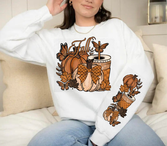 Fall Pumpkin Cozy Drink Hoodie