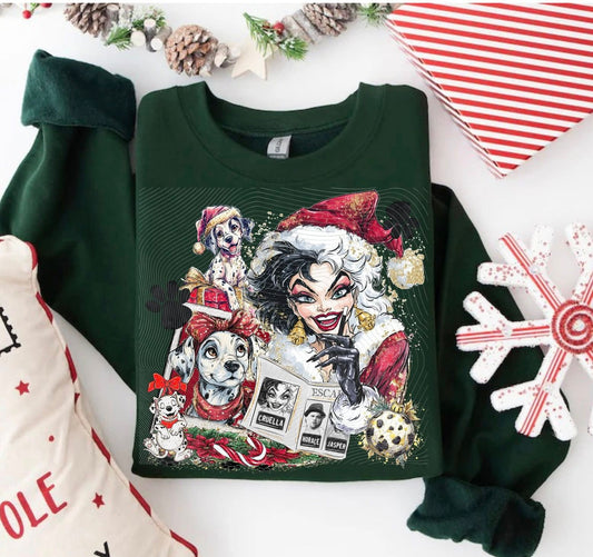 Cruella Christmas Villain