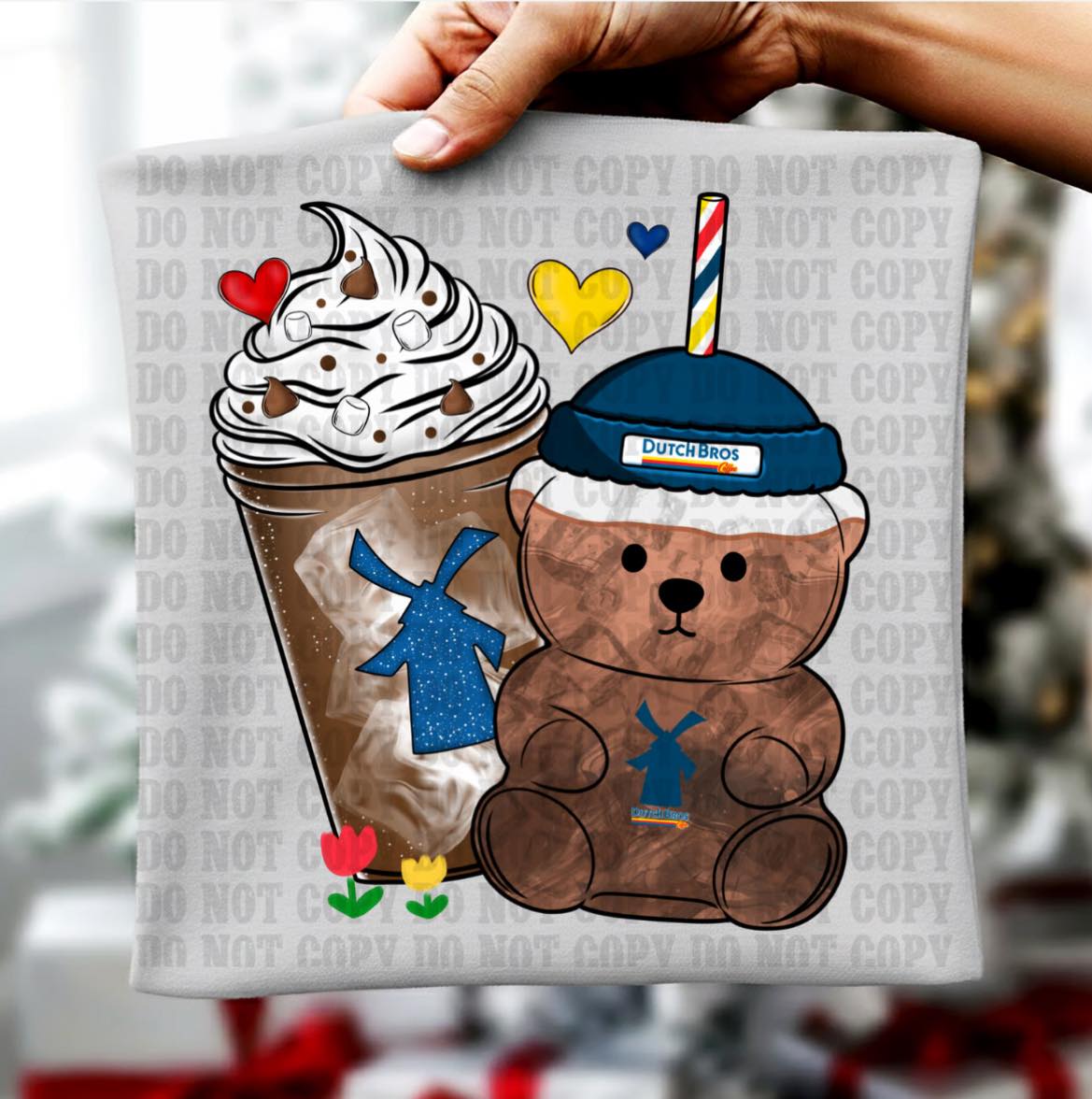 Cute Bear Coffee Fall